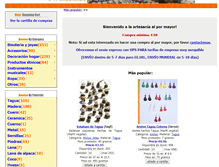 Tablet Screenshot of andesartesanias.com